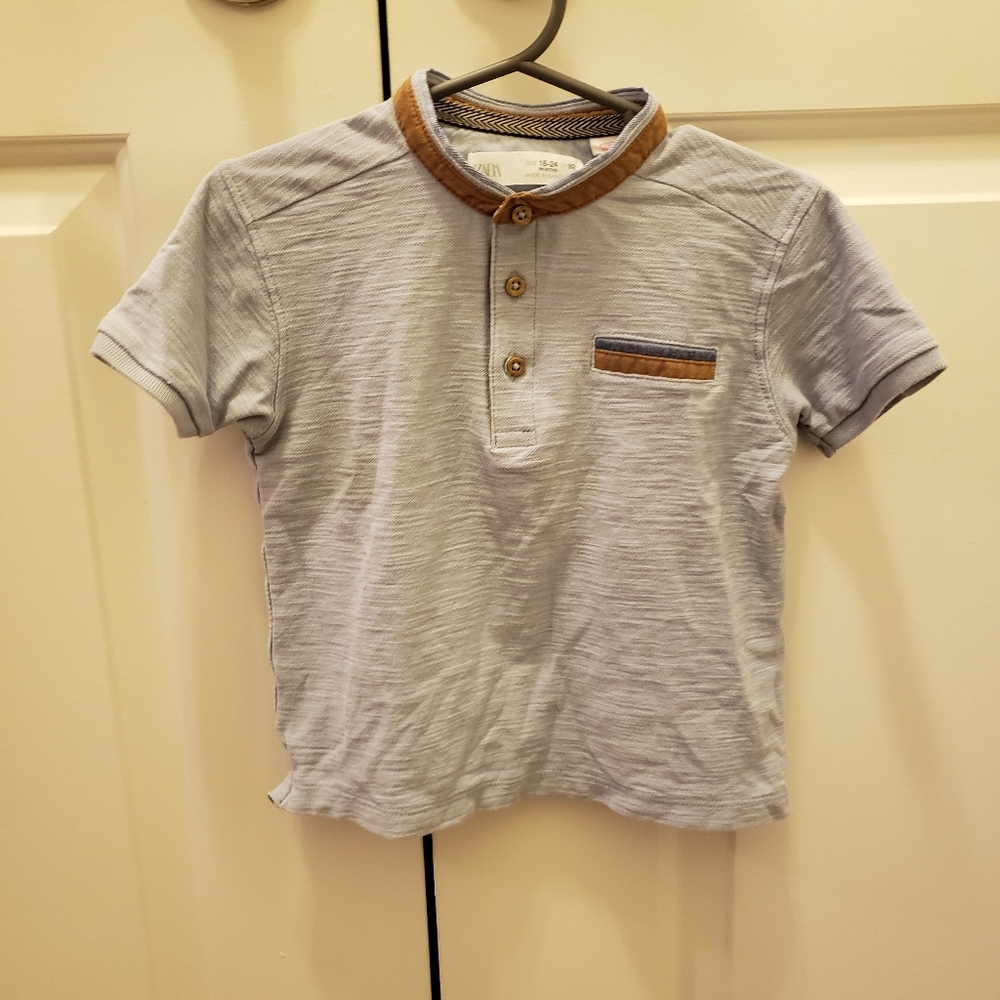 BUNDLE Zara Brand 3 Boy Shirts and one boy short
